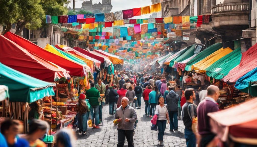 colorful markets in mexico