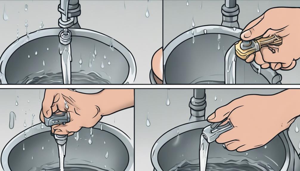 fixing a leaky faucet