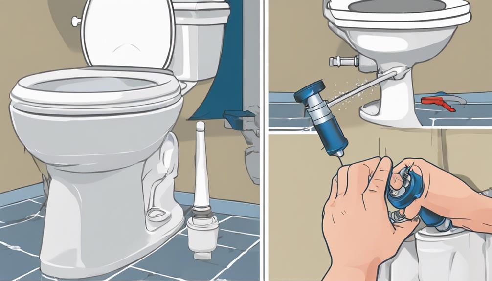 fixing leaky toilet efficiently