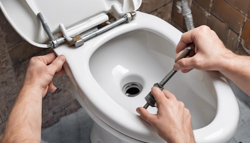 fixing leaky toilet mechanism