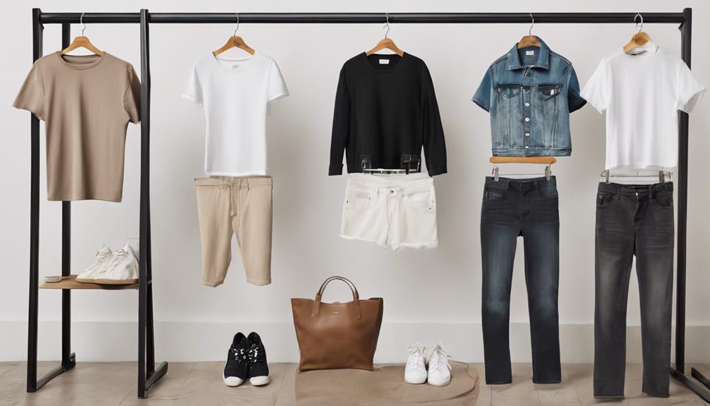 minimalist clothing collection essentials