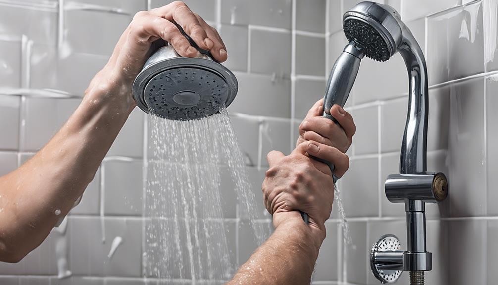 replace showerhead with ease