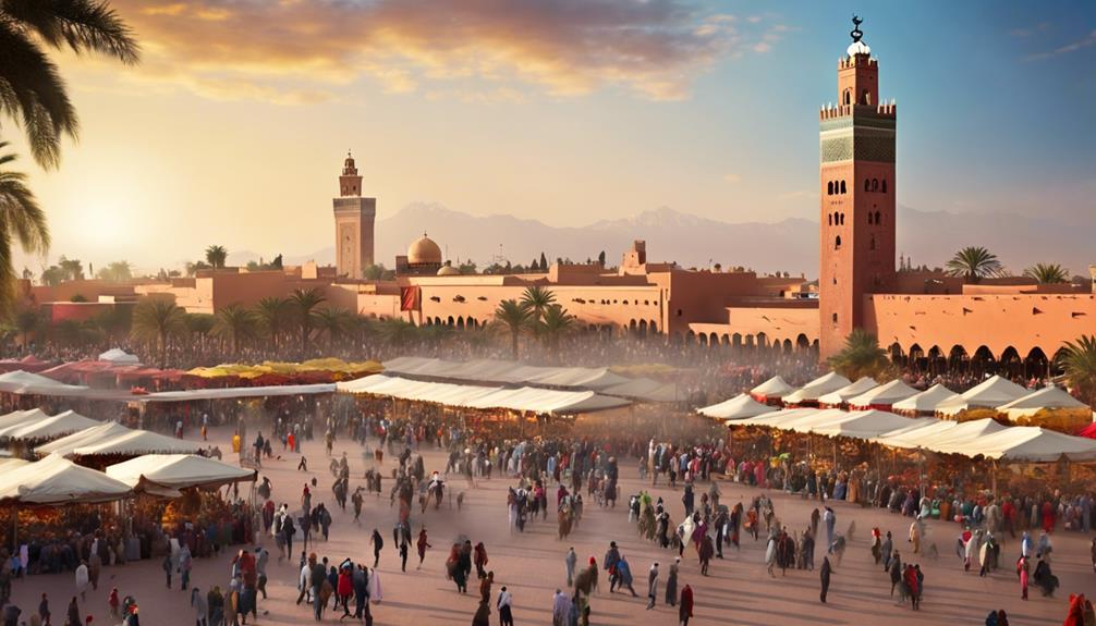 vibrant city in morocco