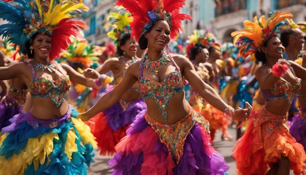 vibrant cuban street celebrations