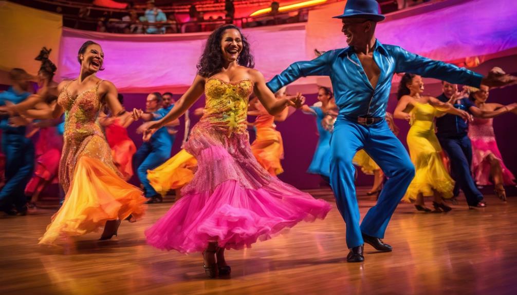 vibrant salsa dance scene